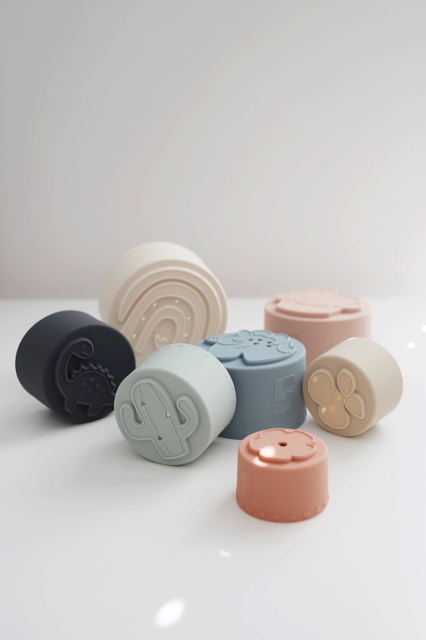 Silicone Stacking Nesting Cups