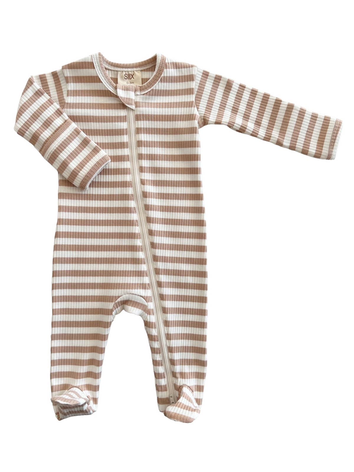 Lewis Ribbed Zip Footie