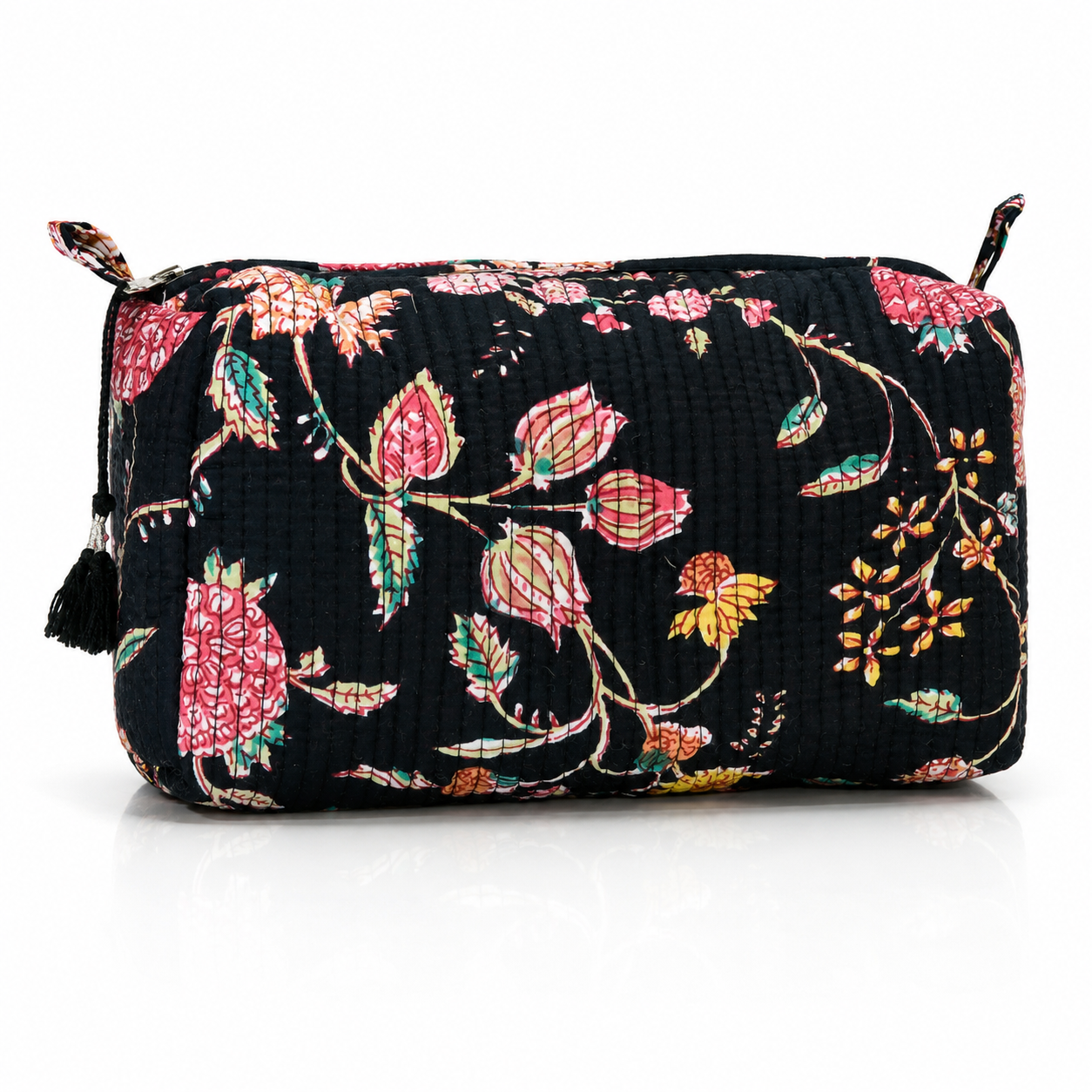 Cotton Block Print Pouch Set- 2 in a Set