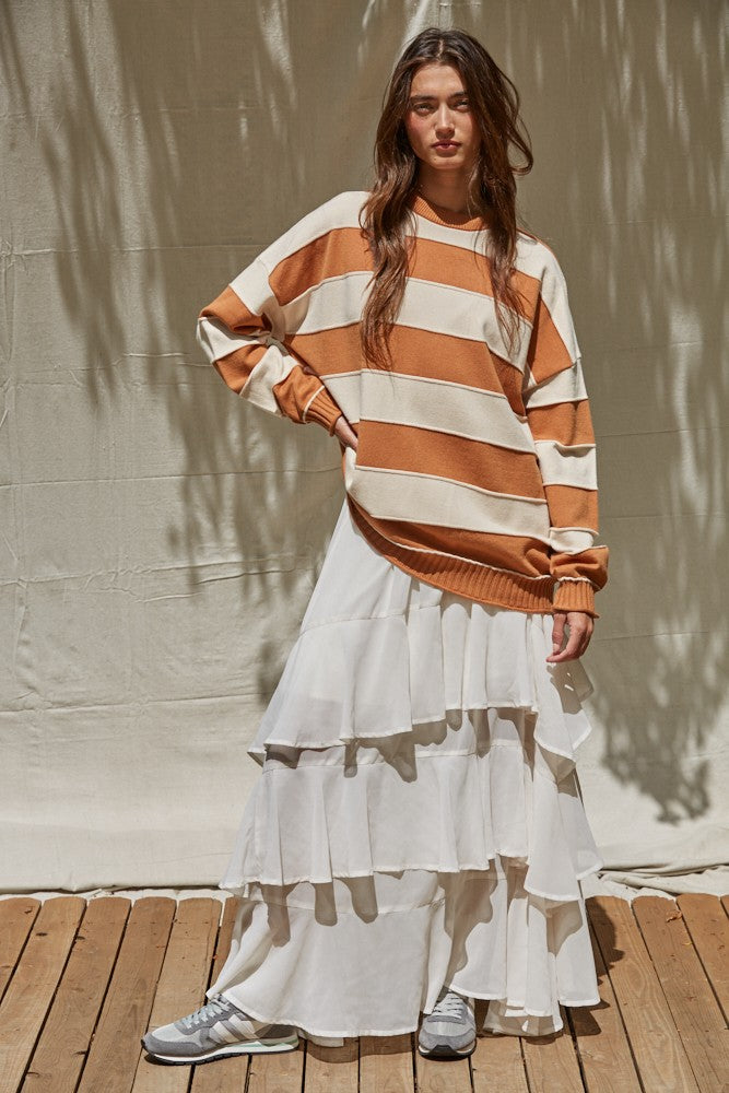 Clermont Striped Pullover