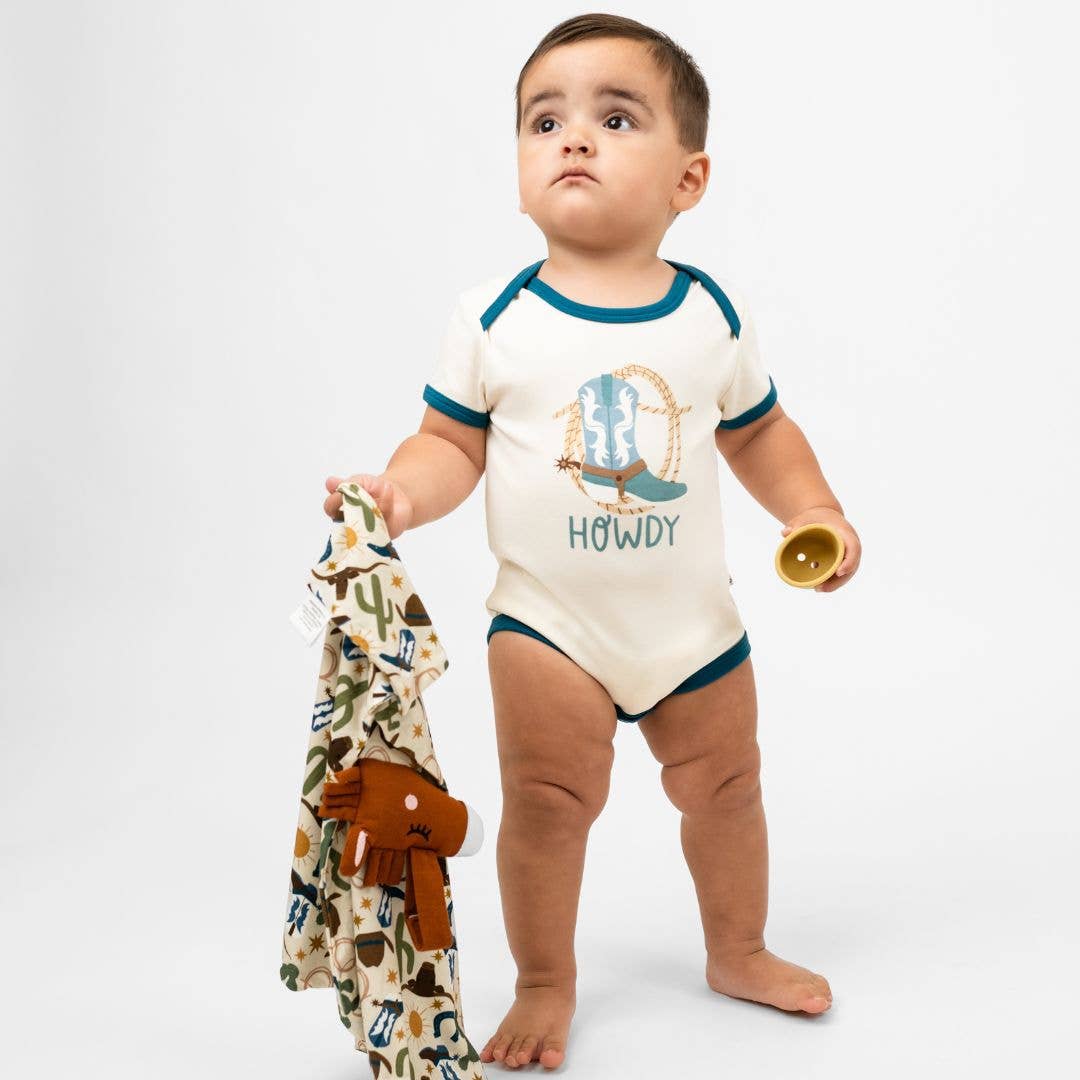 Howdy Western Horse Baby Lovey