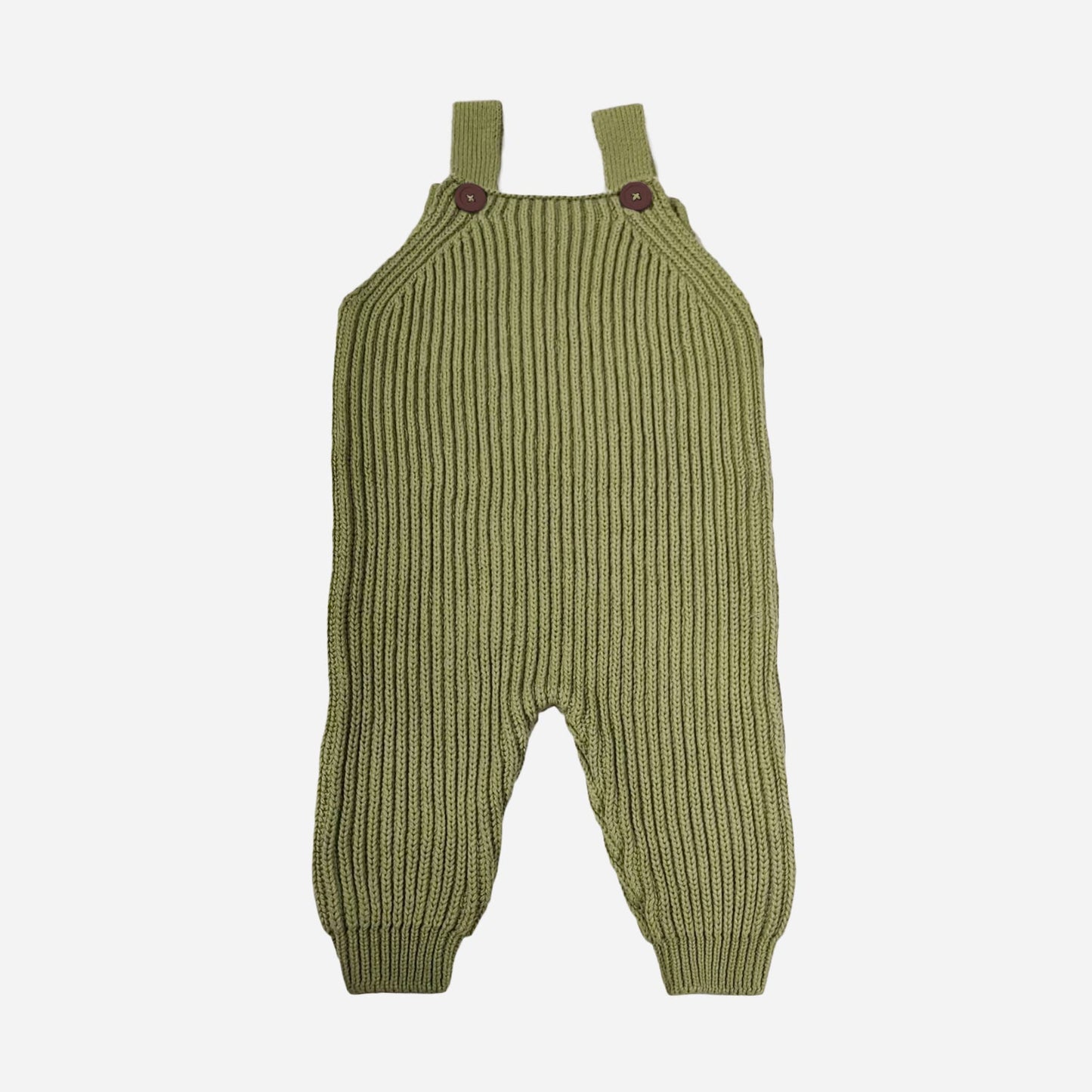 Cotton Brioche Overalls