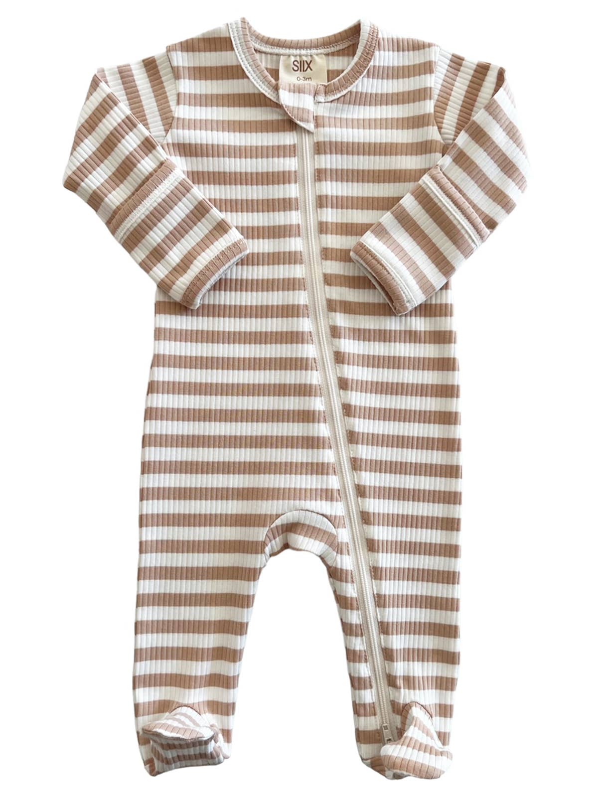 Lewis Ribbed Zip Footie