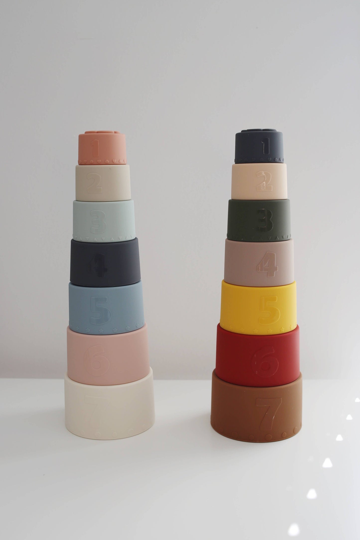 Silicone Stacking Nesting Cups