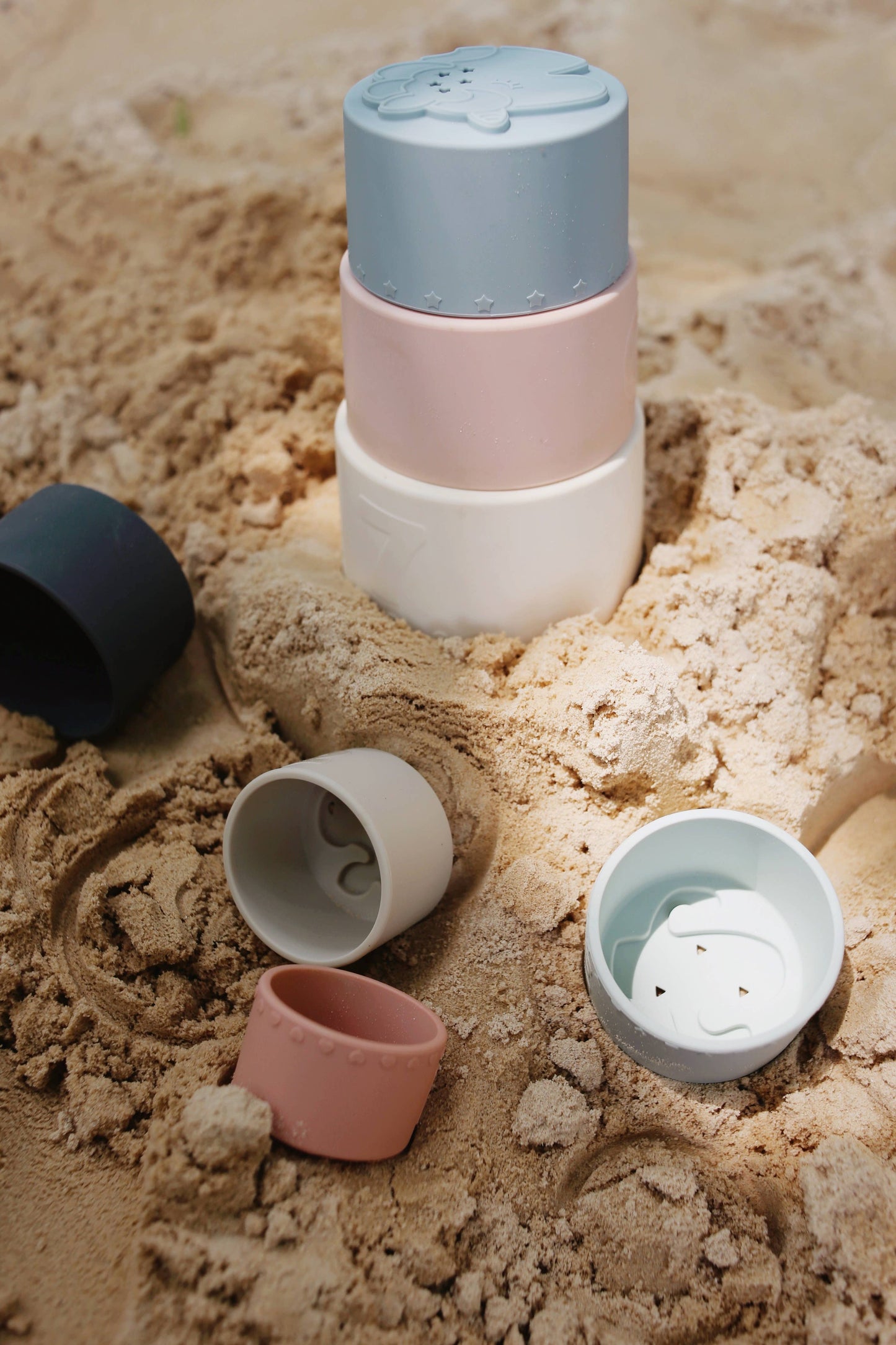 Silicone Stacking Nesting Cups