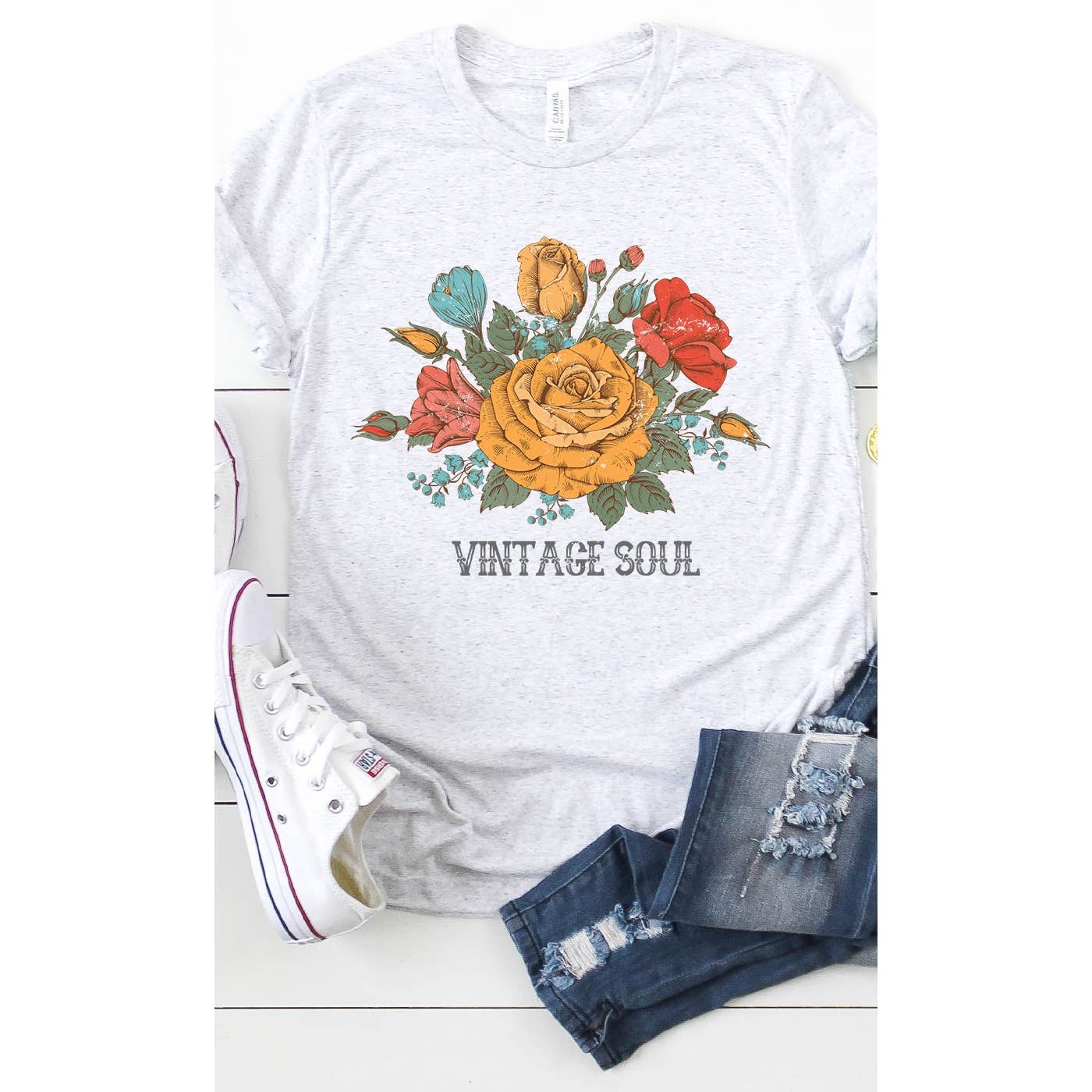 Vintage Soul Rose Tee