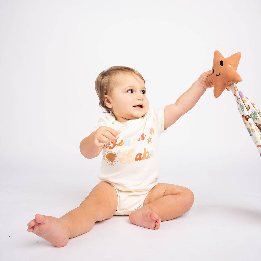 Making Waves Starfish Mermaid Bamboo Baby Lovey Newborn Gift