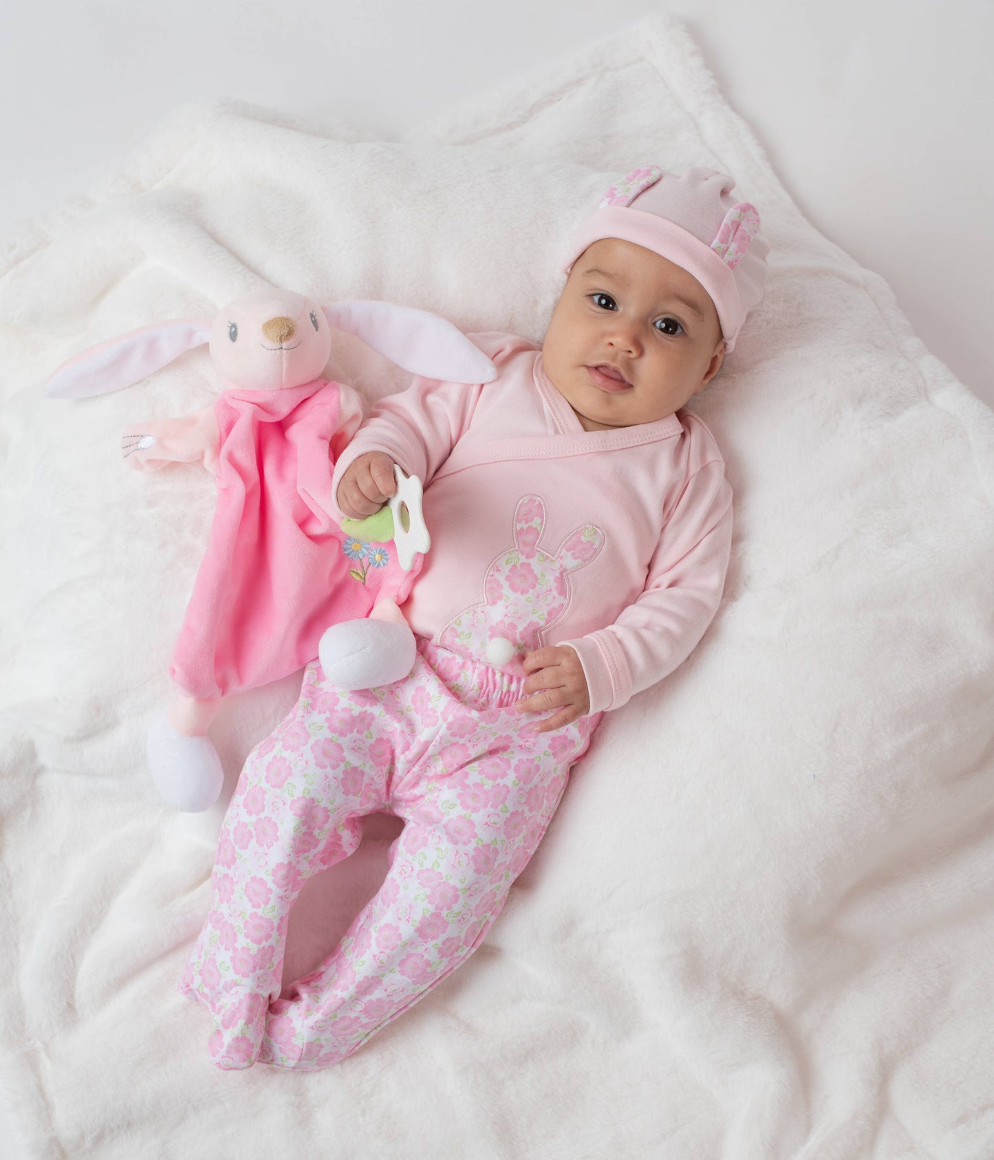 Beth the Bunny Teether Blankie