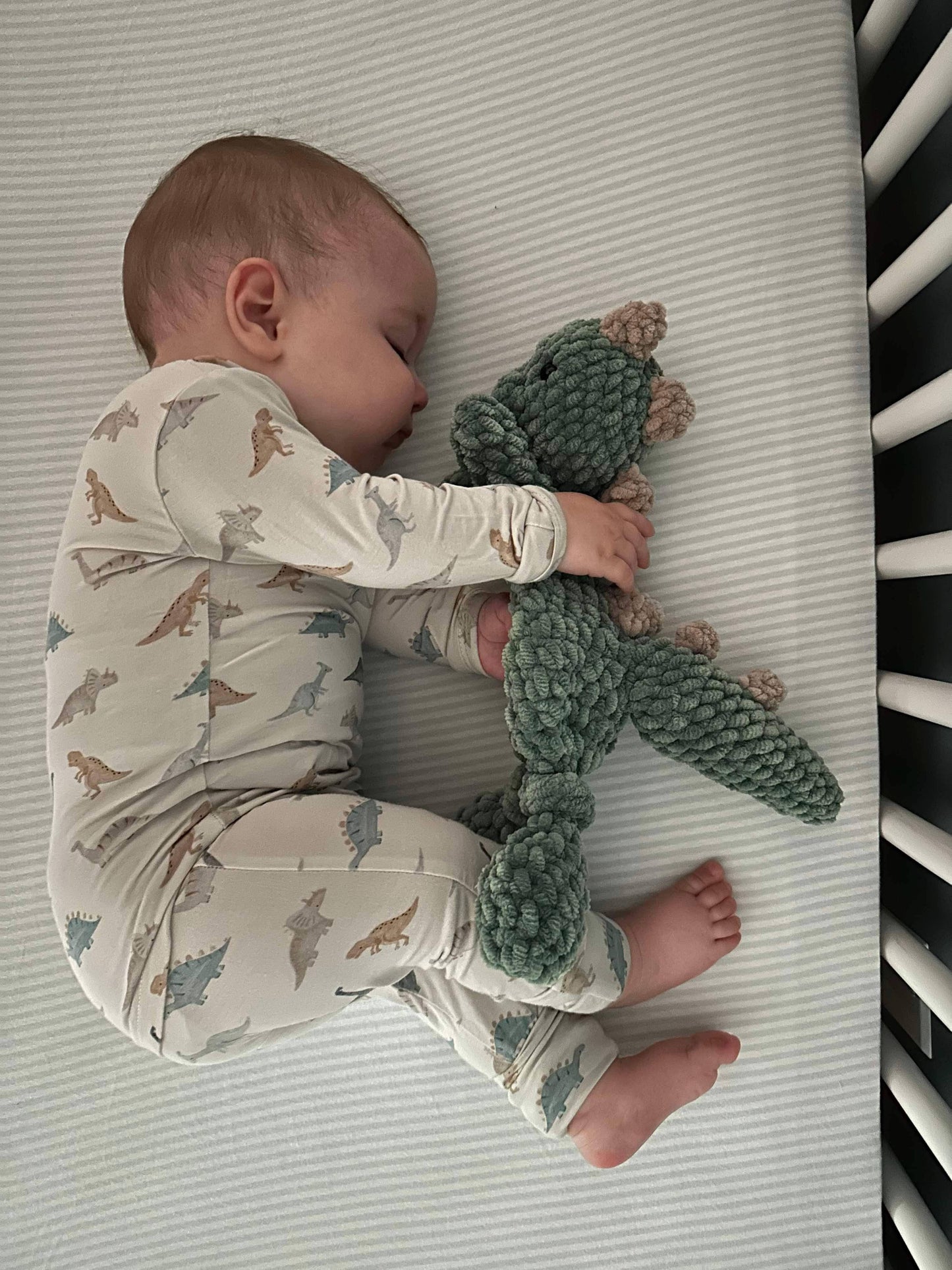 Snugglesaurus 2pc Henley Bamboo
