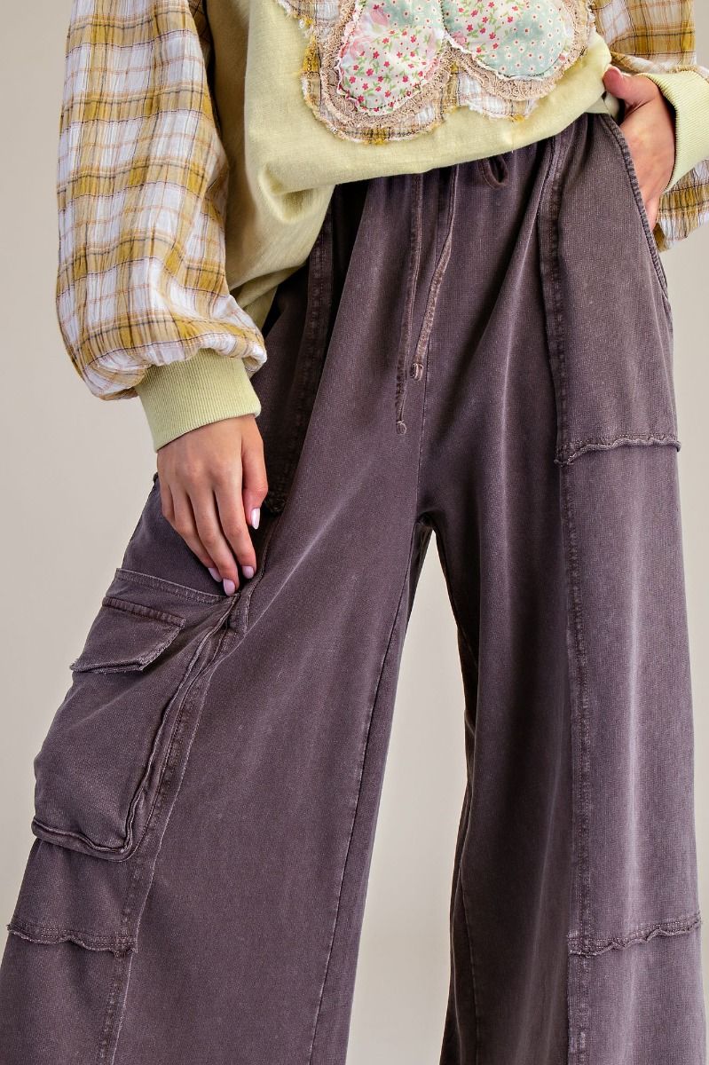 Mineral Washed Cargo Style Pant
