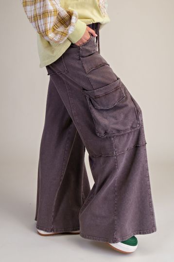 Mineral Washed Cargo Style Pant