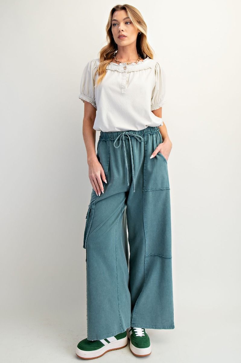 Mineral Washed Cargo Style Pant