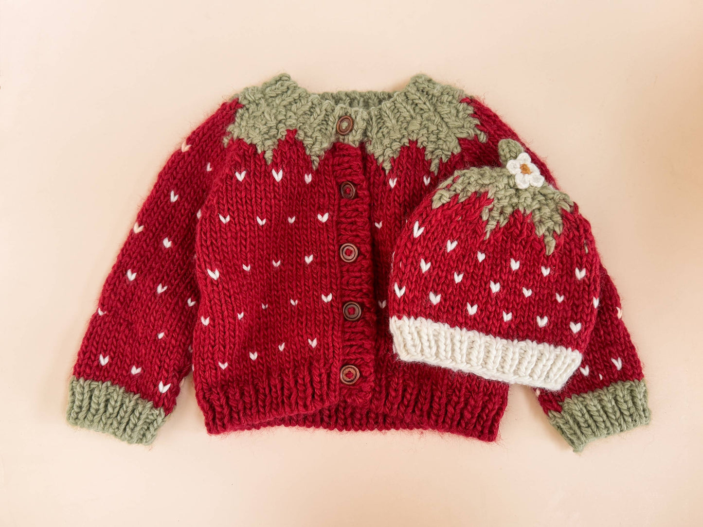Strawberry Cardigan Baby