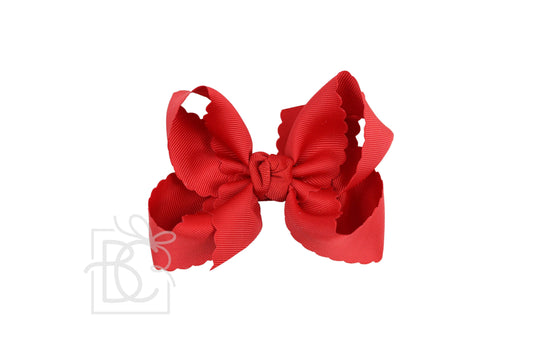 SCALLOPED EDGE BOW