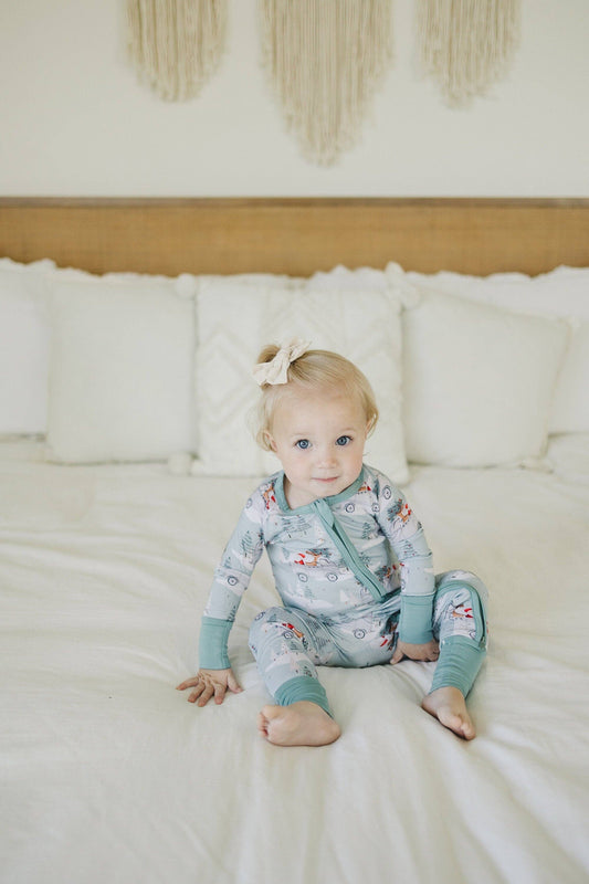 Santa  Christmas  Zippy Romper