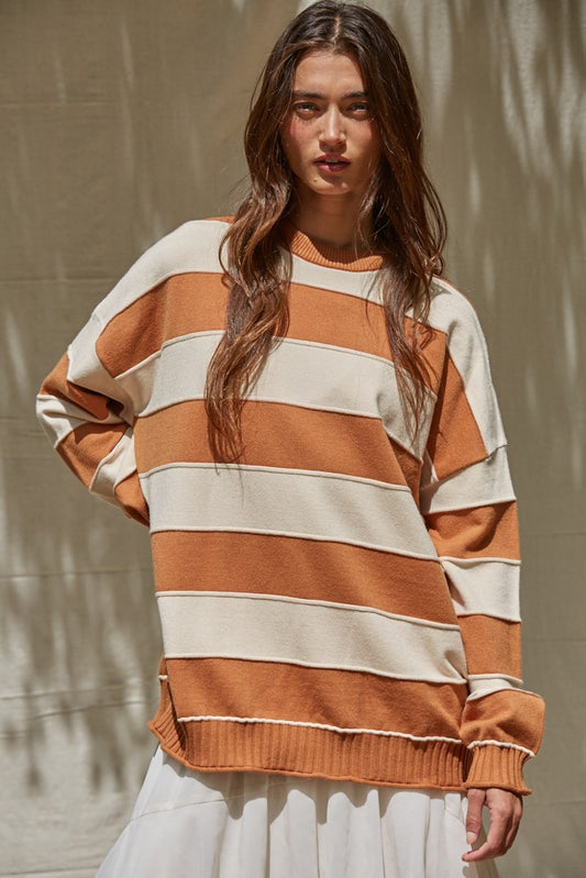 Clermont Striped Pullover