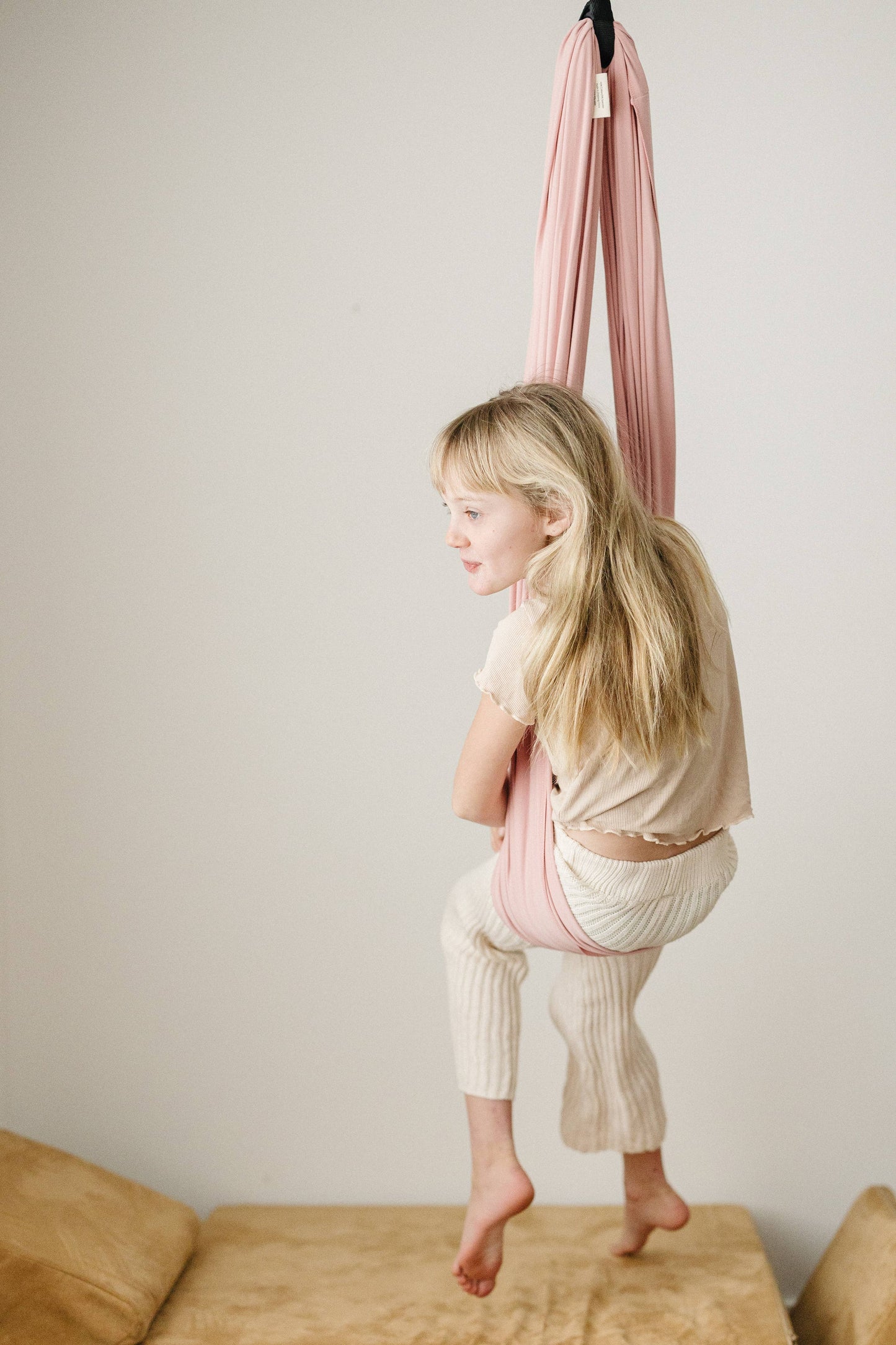 Vintage Rose Cotton Sensory Swing