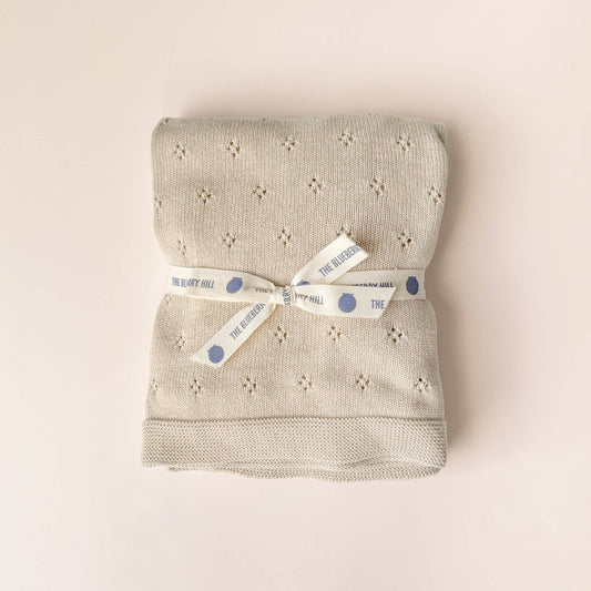 Heirloom Pique Blanket Birch