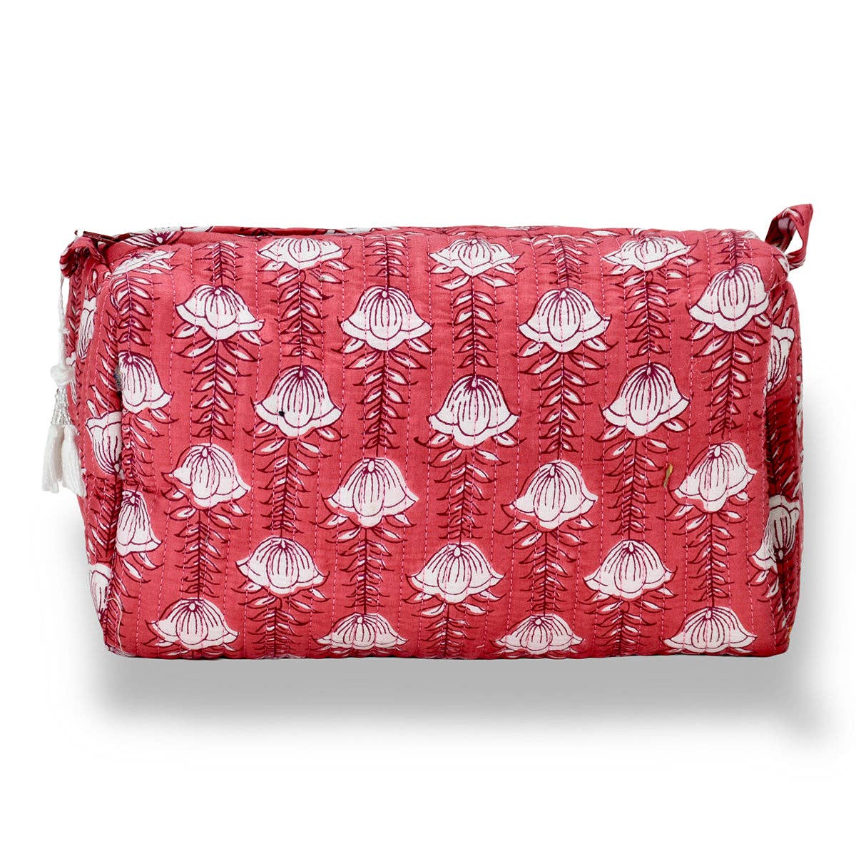 Cotton Block Print Pouch Set- 2 in a Set