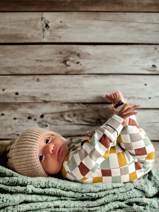 James Organic 2-Way Zip Romper