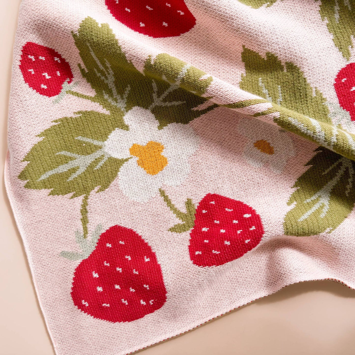 Set Strawberry Blanket Bunny Plush Toy Overall Baby Gift