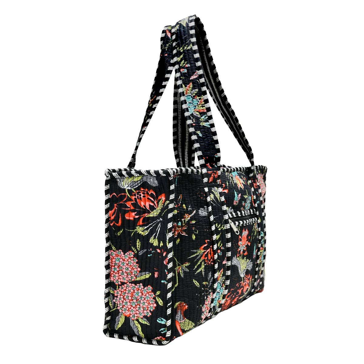 Cotton Block Print Tote Bag- Small & Large