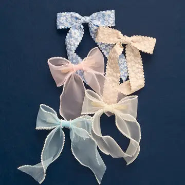 Sheer Pearl Bows