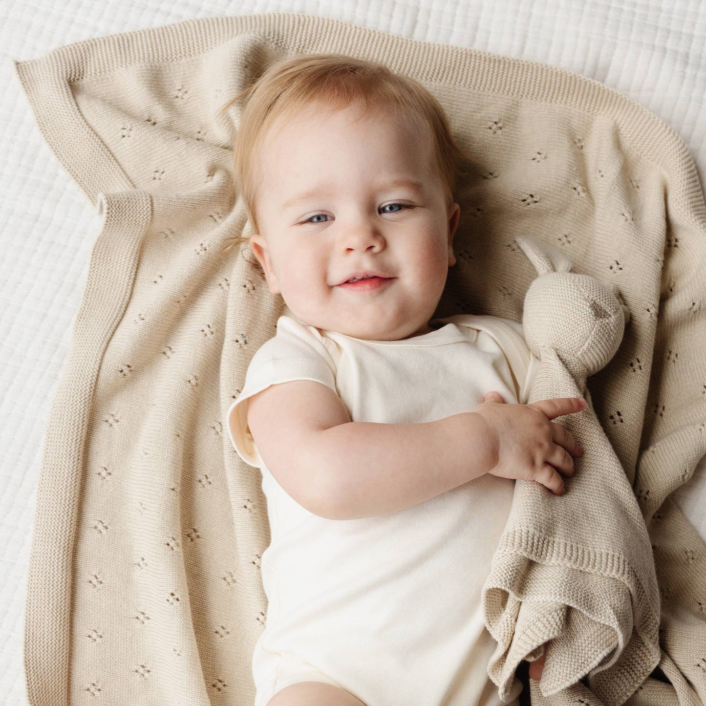 Heirloom Pique Blanket Birch