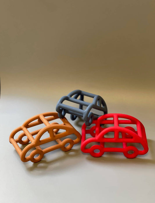 3D silicone car teether