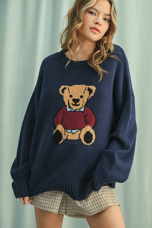 TEDDY BEAR SWEATER / WL25-11089