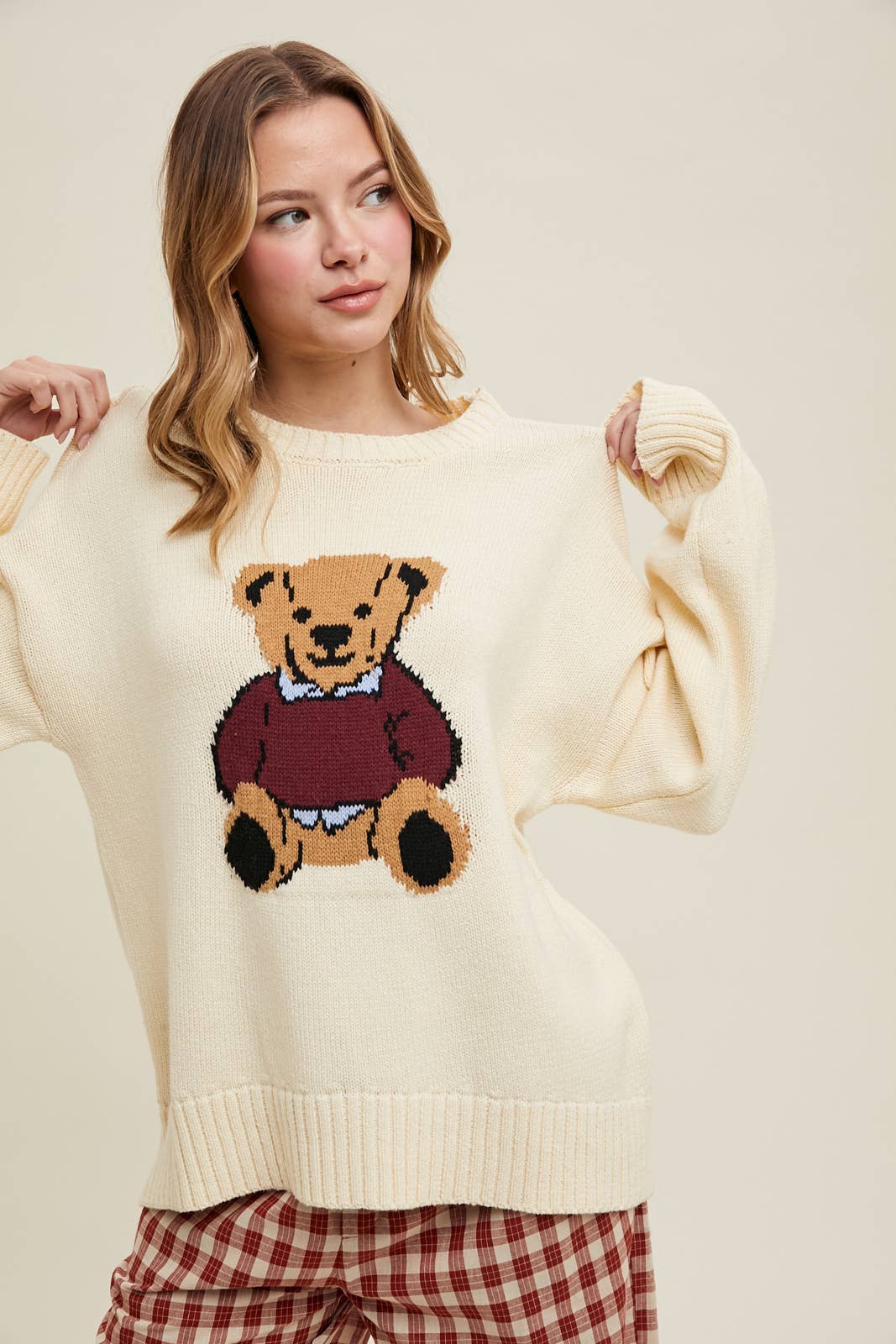 TEDDY BEAR SWEATER / WL25-11089