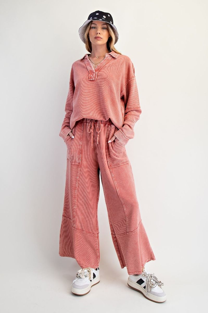 Textured Thermal Pants