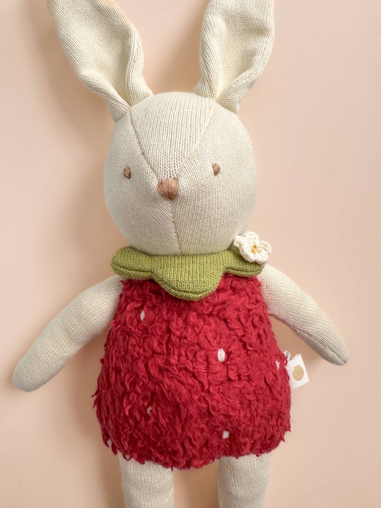 Set Strawberry Blanket Bunny Plush Toy Overall Baby Gift