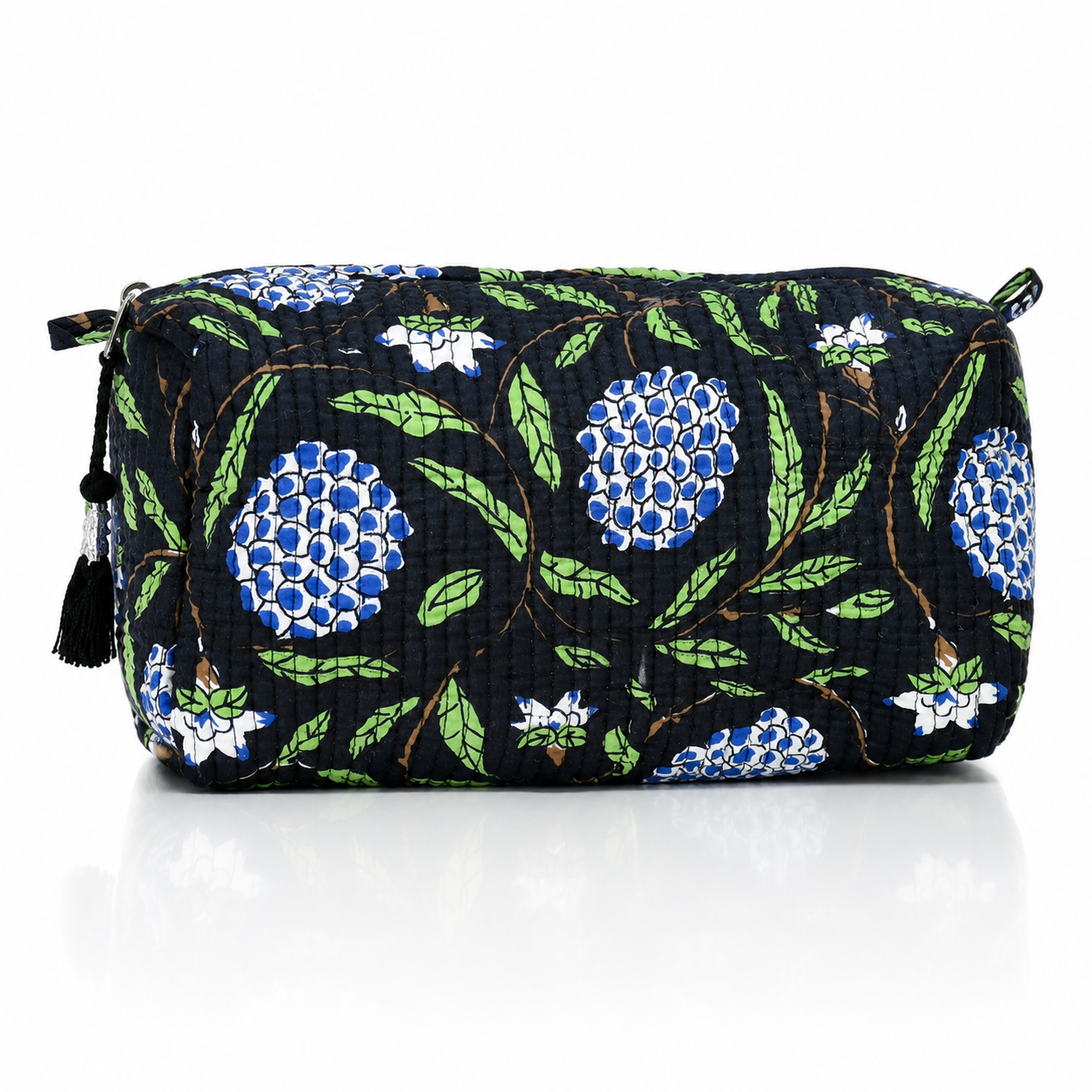 Cotton Block Print Pouch Set- 2 in a Set