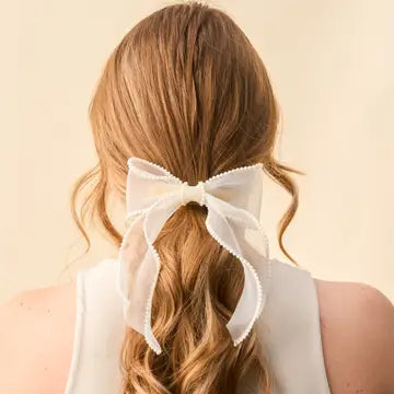 Sheer Pearl Bows