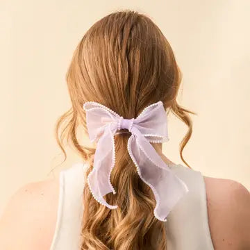 Sheer Pearl Bows